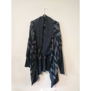 Blue/Gray Flyaway Cardigan